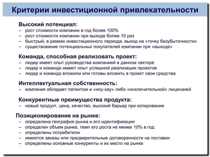 Реклама и продвижение анализа инвестиционной привлекательности объектов