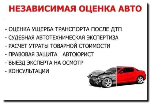 Реклама и продвижение Автоэкспертизы и оценка