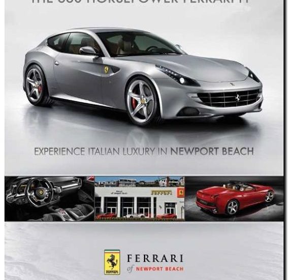 Реклама и продвижение Брендового магазина Автомобилей Ferrari -