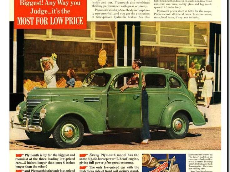 Реклама и продвижение Брендового магазина Автомобилей Plymouth -