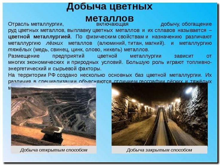 Реклама и продвижение добычи руд черных и цветных металлов