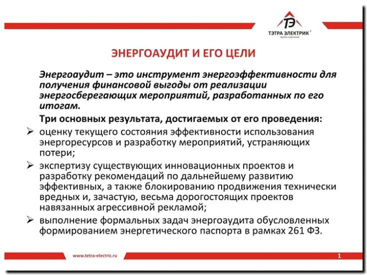 Реклама и продвижение энергетического консалтинга и аудита