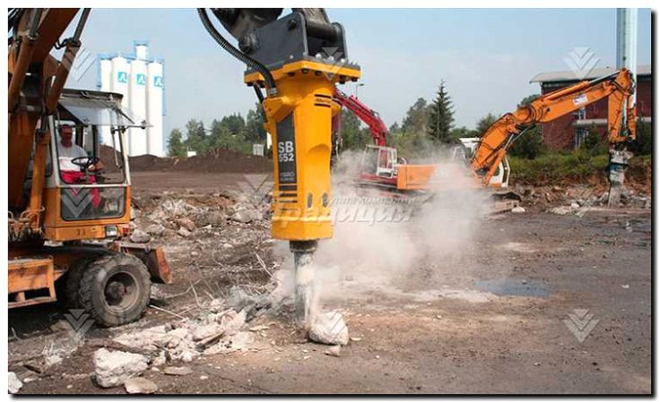 Реклама и продвижение грунтовых работ с гидромолотом