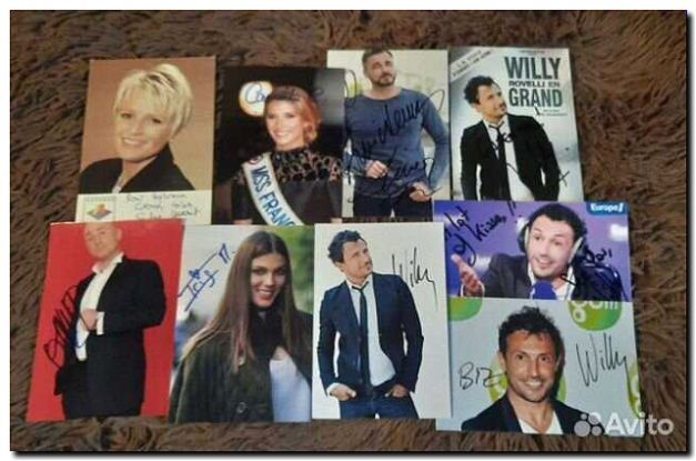 Реклама и продвижение коллекционирования вещей знаменитостей и автографов