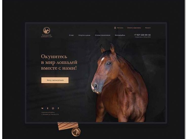 Реклама и продвижение конюшни