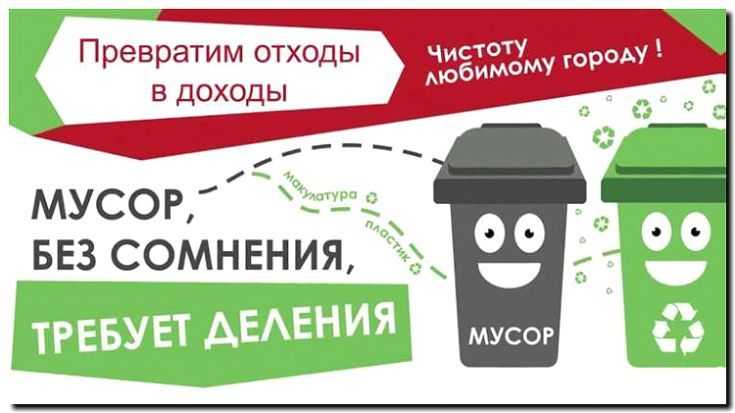 Реклама и продвижение переработки и сортировки материалов
