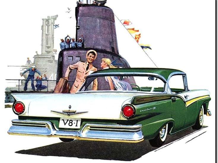 Реклама и продвижение постройки автомобилей в ретро-стиле