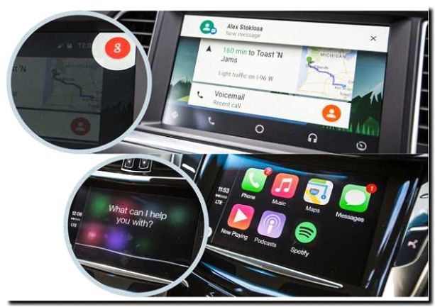 Реклама и продвижение продажи и установки CarPlay/Android Auto