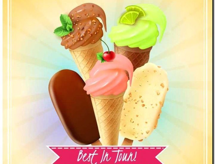 Реклама и продвижение продажи мороженого и десертов