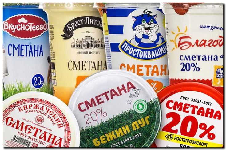 Реклама и продвижение продажи сметаны и сливок