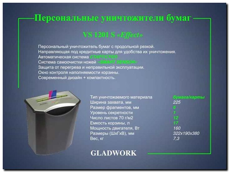 Реклама и продвижение продажи уничтожителей бумаг