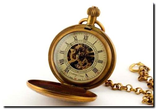 Реклама и продвижение производства и продажи карманных часов на цепочке