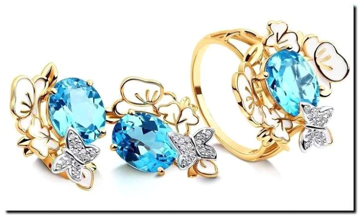 Реклама и продвижение производства и продажи колец и сережек с камнями