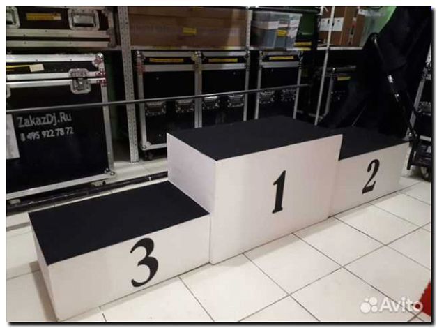 Реклама и продвижение производства и продажи подиумов и стоек для наград