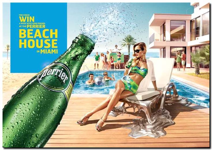 Реклама и продвижение производства и продажи товаров для отдыха у воды