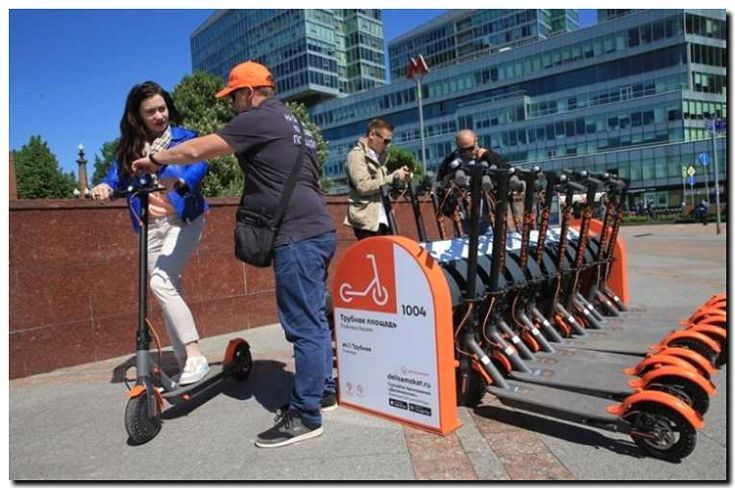 Реклама и продвижение производства и продажи взрослых городских самокатов