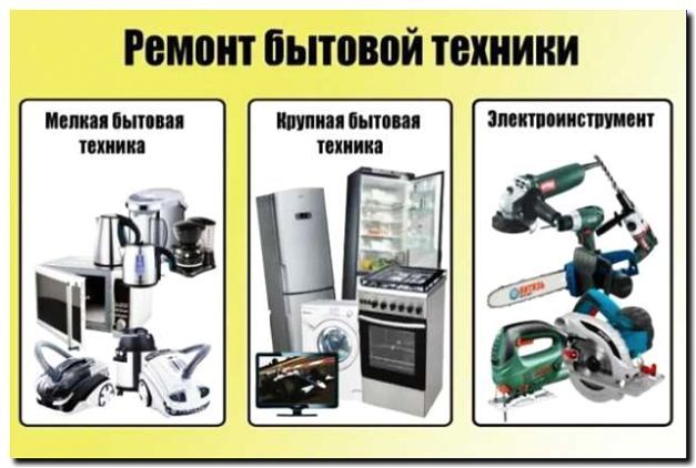 Реклама и продвижение ремонта крупной и мелкой бытовой техники