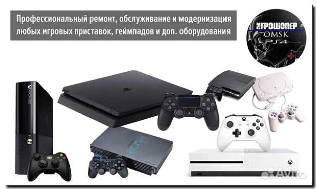 Реклама и продвижение сервиса по ремонту игровых консолей (PlayStation