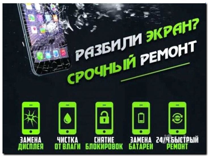 Реклама и продвижение сервиса по ремонту телефонов