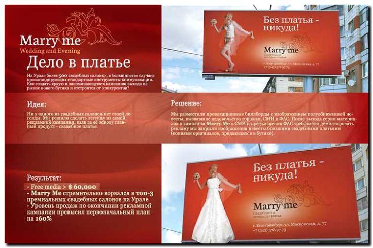 Реклама и продвижение услуг аренды праздничных платьев