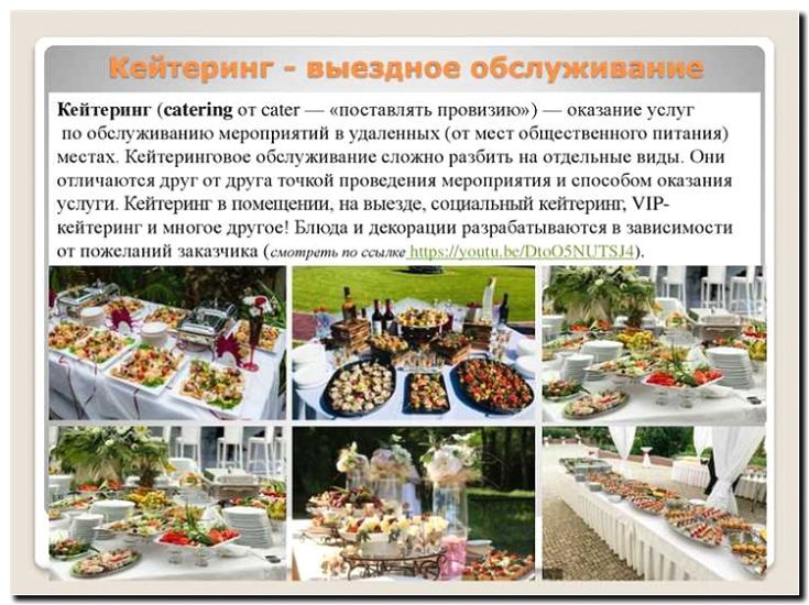 Реклама и продвижение выездного ресторанного кейтеринга