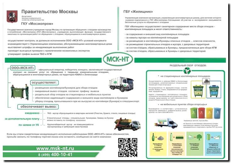 Реклама и продвижение вывоза ТКО и промышленных отходов