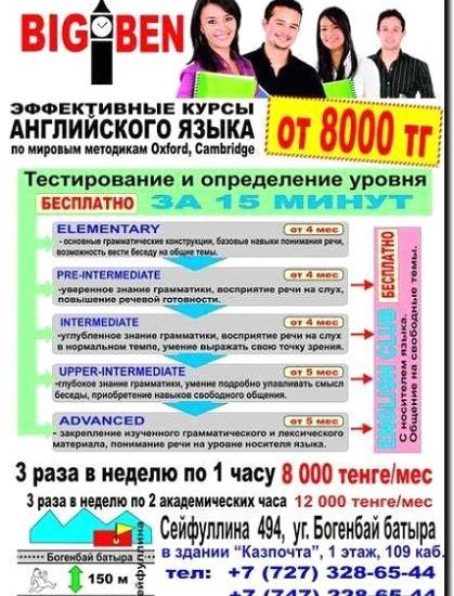 Реклама и продвижение языковых курсов